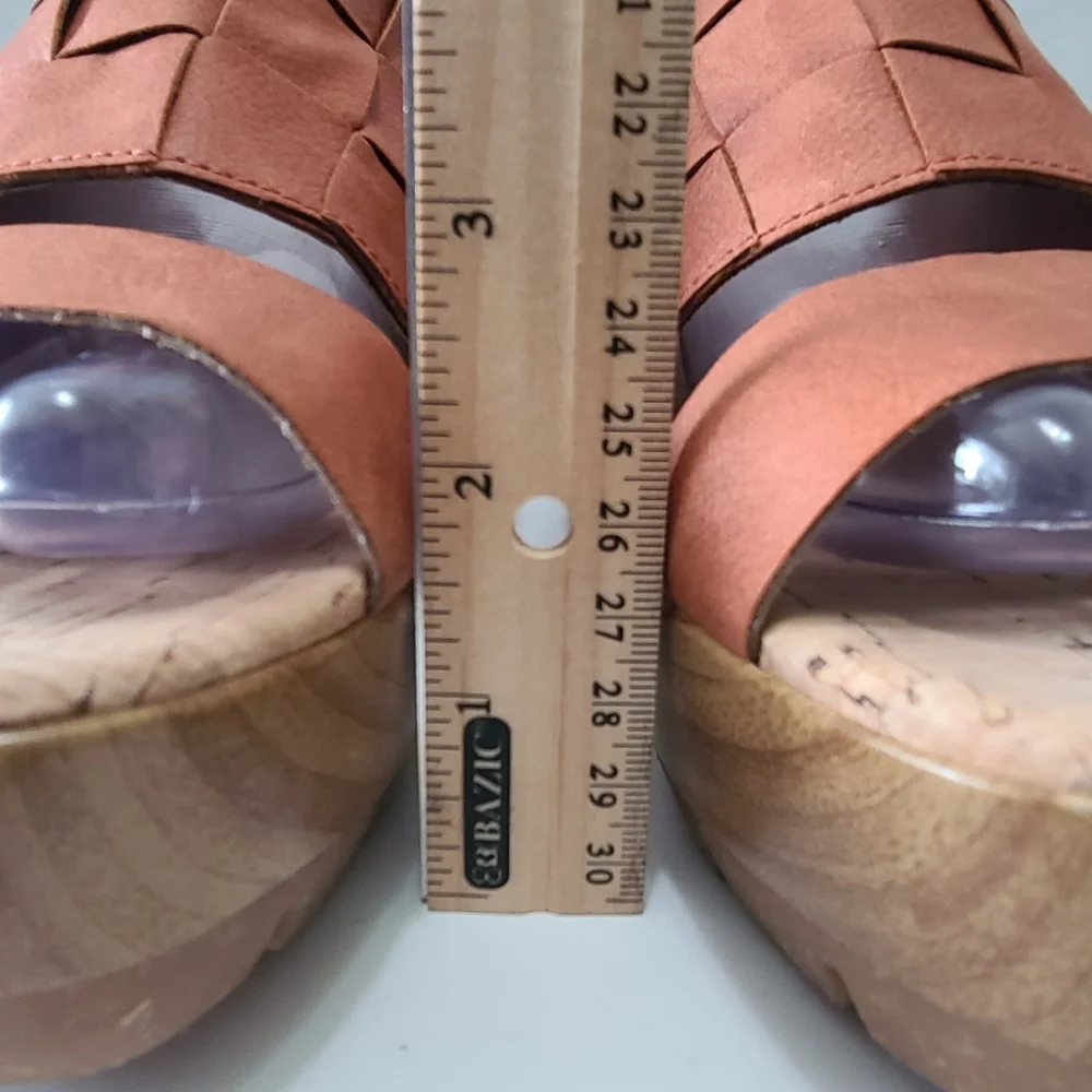 Korks by Kork-Ease Womens Fraya ‎ Vegan Strappy Platform Sandal Size 8 NWOT
